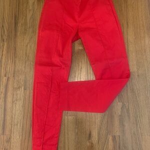 Lauren Ralph Lauren bright red Cotton pants, size 6